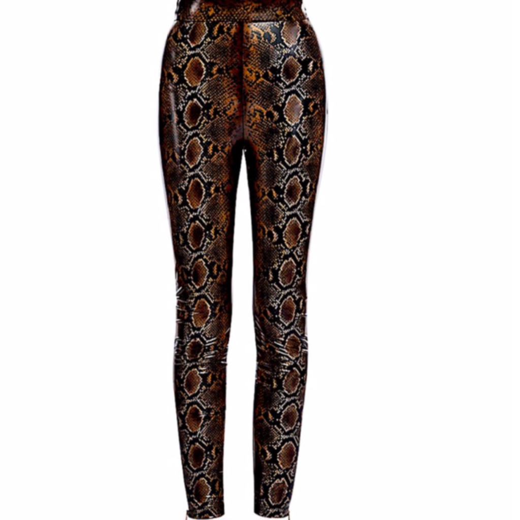 Python Slim Pants Versace